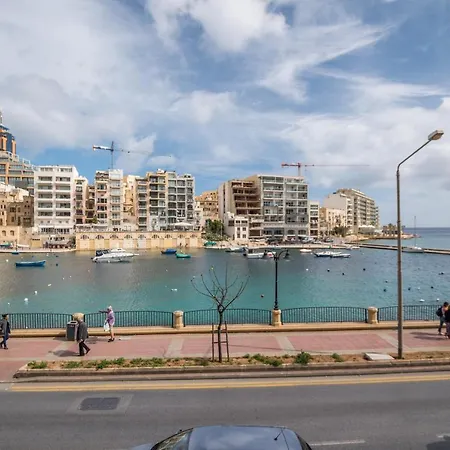 Apartment Sea View 2 Bedroom With Patio St Julians Saint Julian's